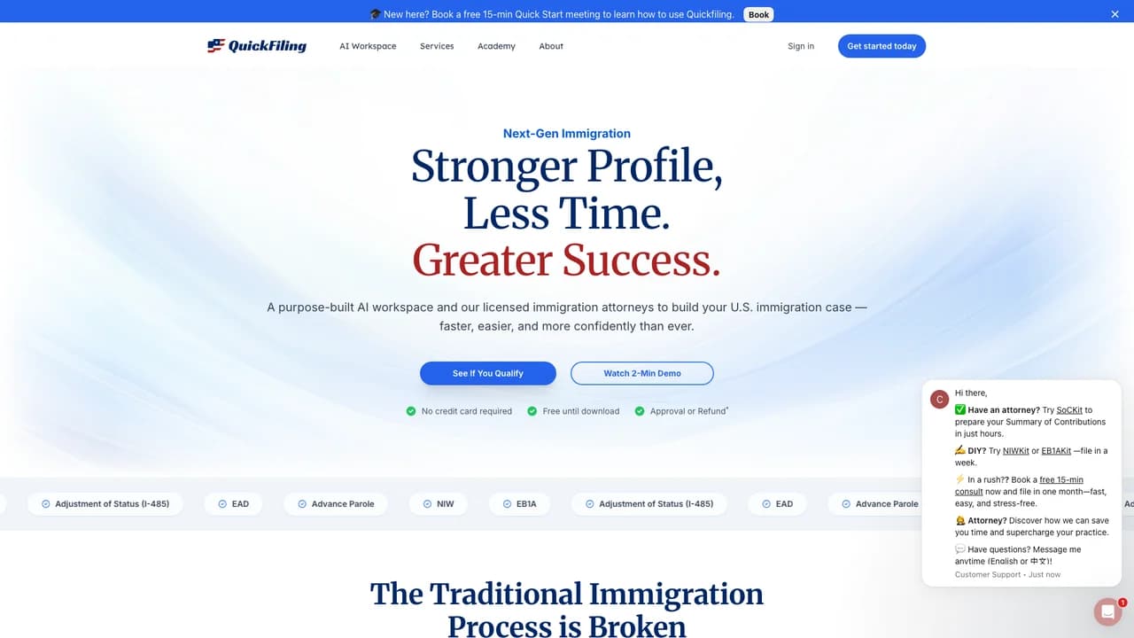 quickfiling screenshot