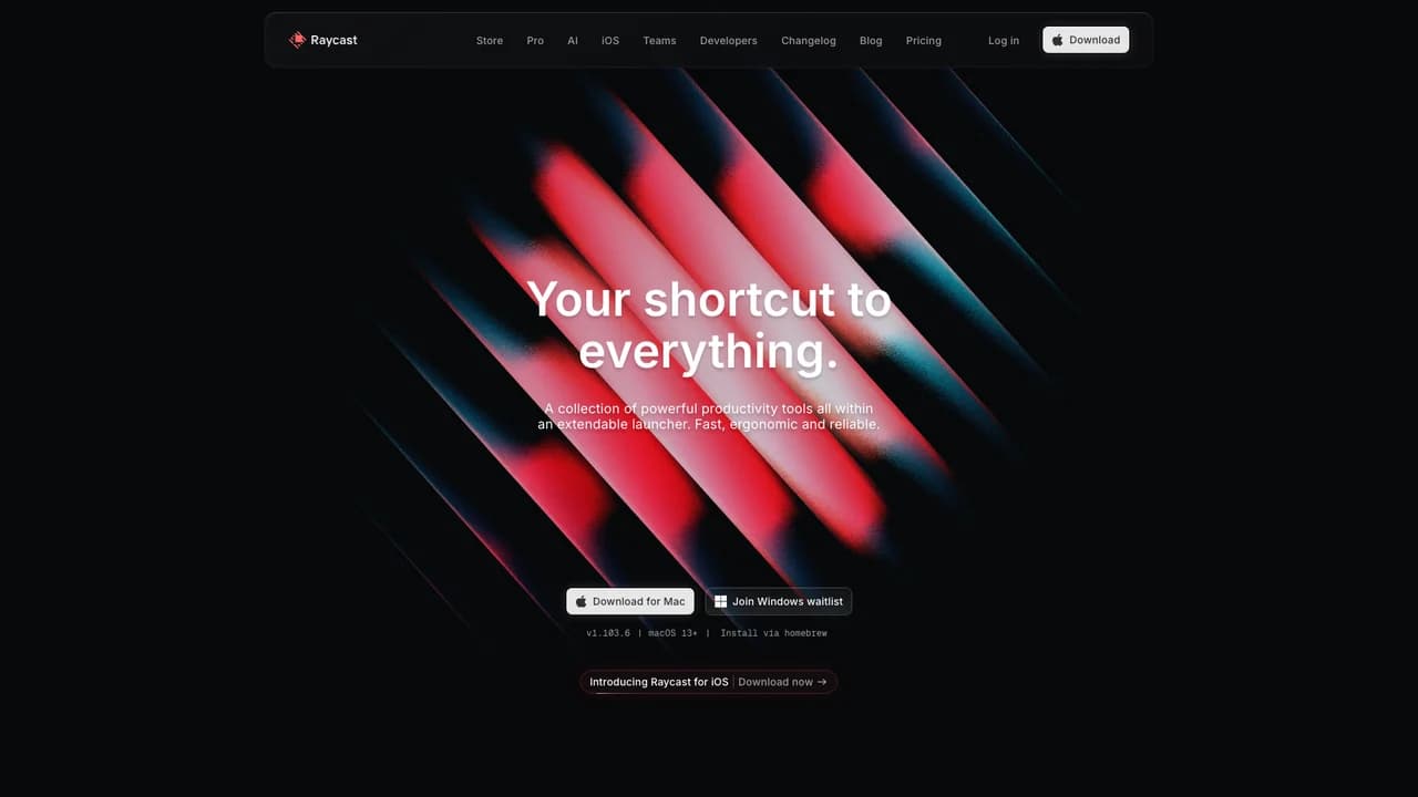 raycast screenshot
