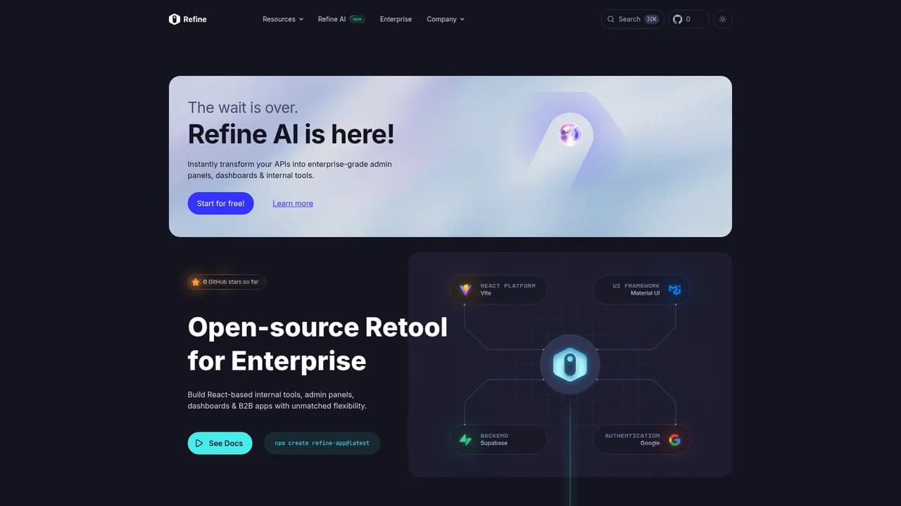 refine screenshot