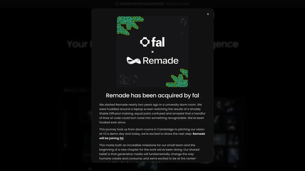 remadeai screenshot
