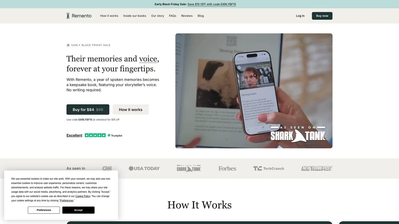 remento screenshot