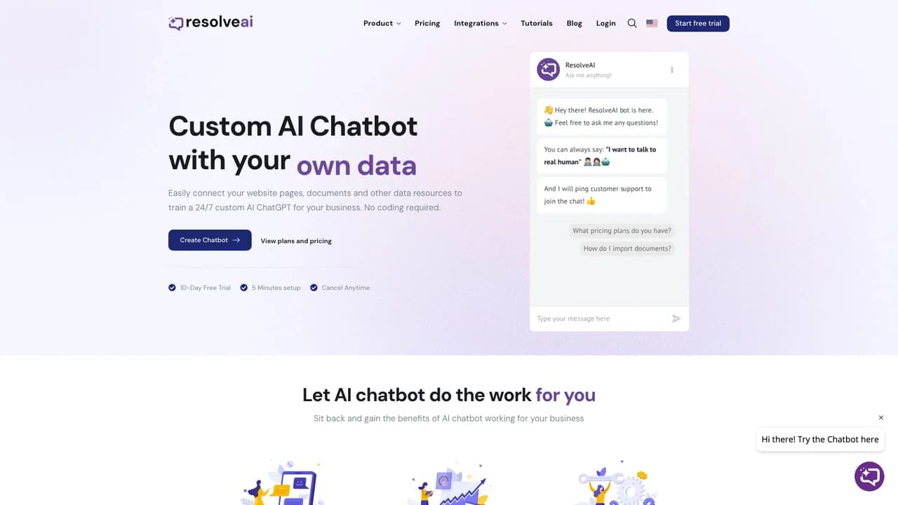 resolveai screenshot