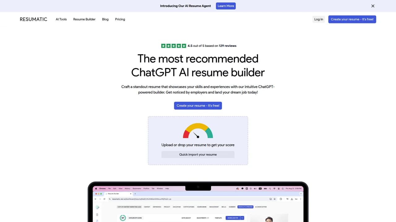resumatic screenshot