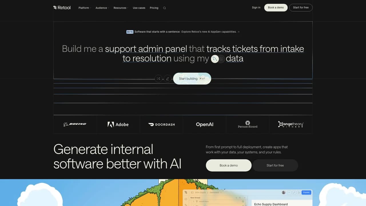 retool screenshot