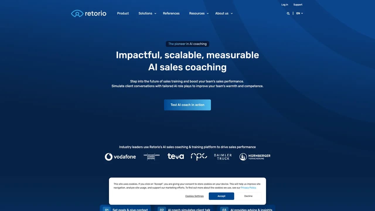 retorio screenshot