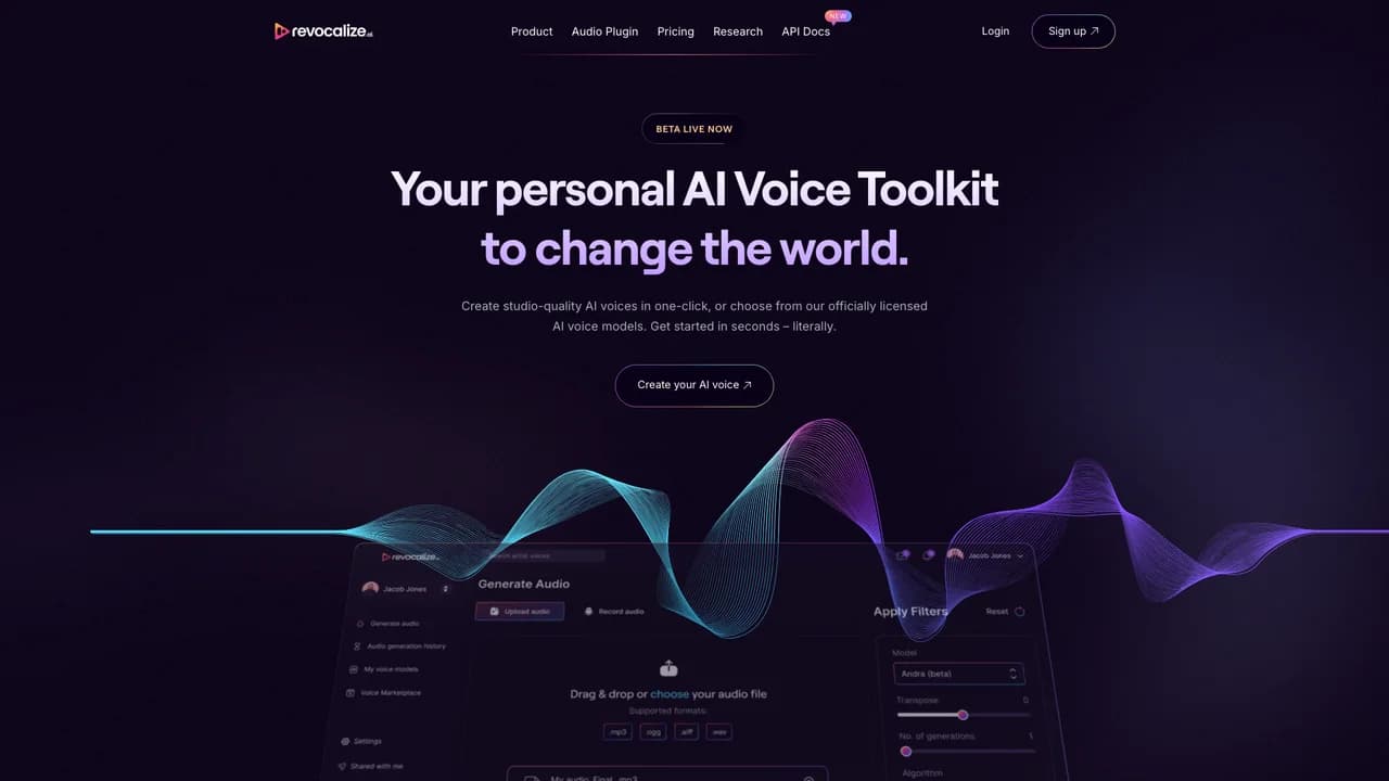 revocalize-ai screenshot