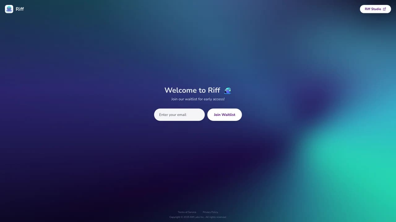 riff screenshot