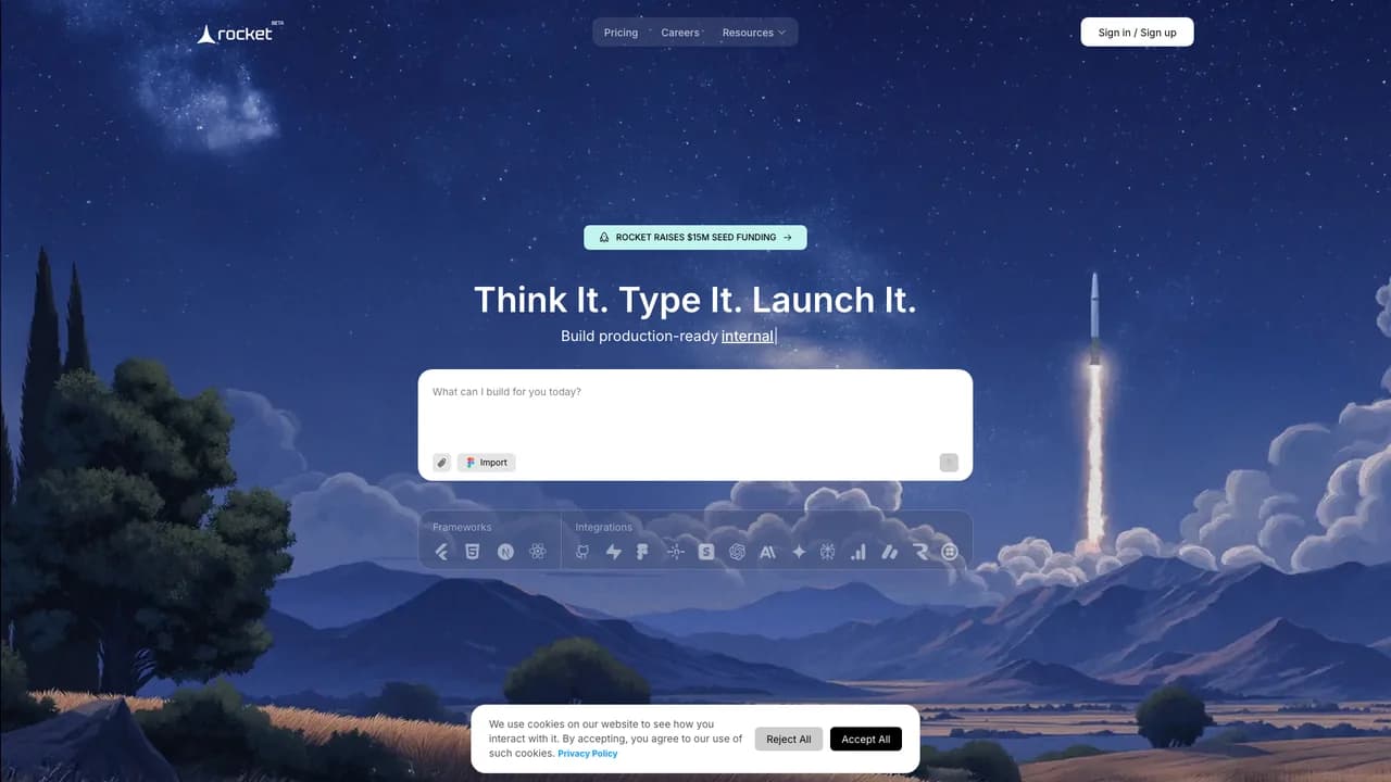 rocketnew screenshot