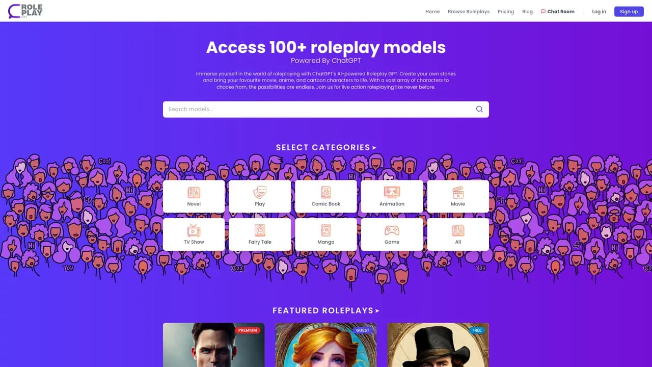 roleplaygpt screenshot