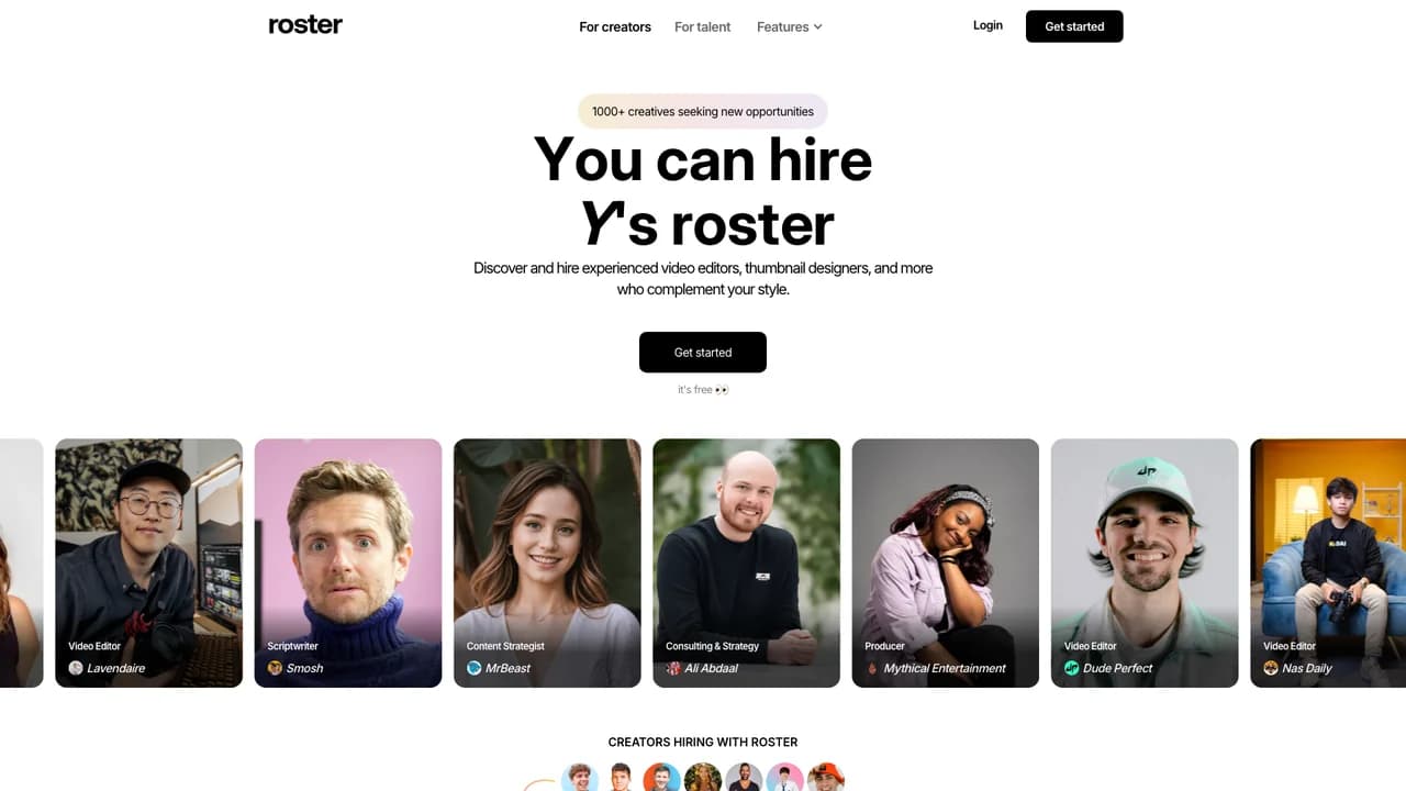 roster screenshot