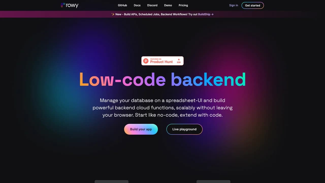 rowy screenshot