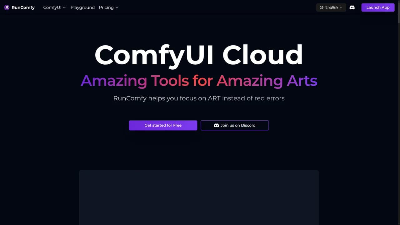 runcomfy screenshot