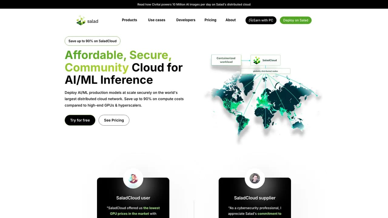 saladcloud screenshot