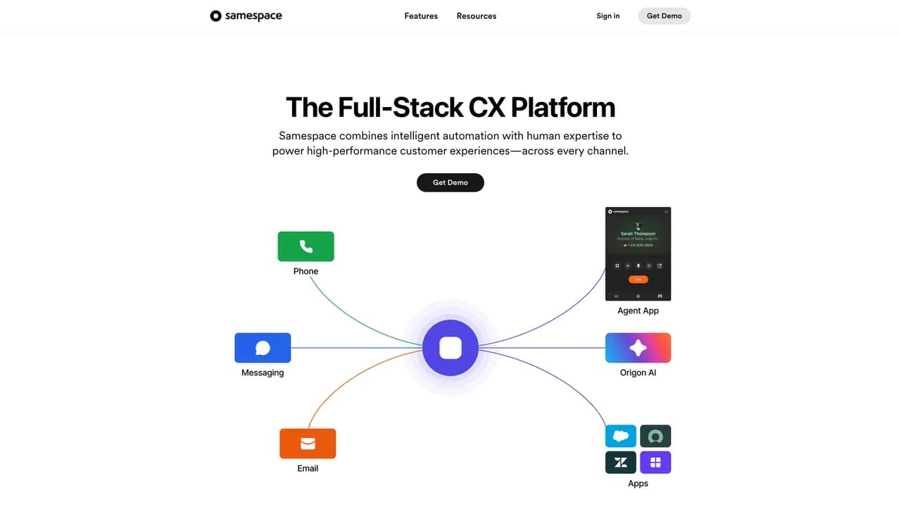 samespace screenshot