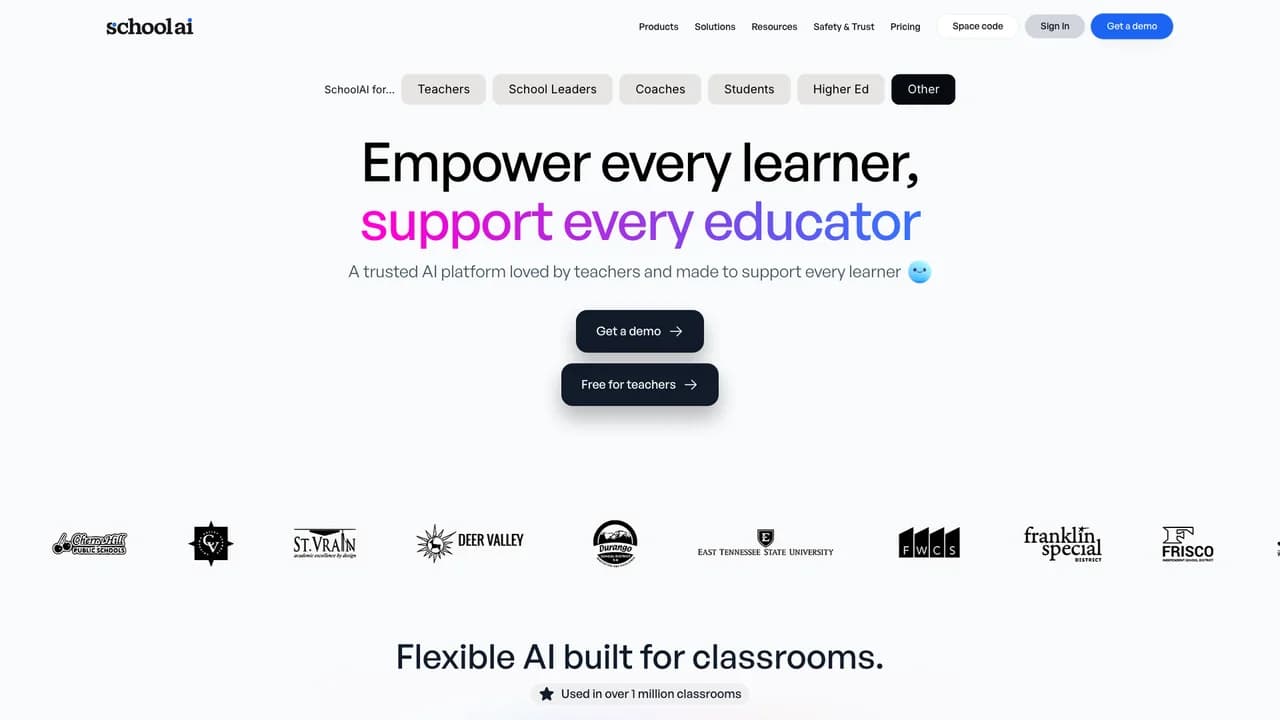 schoolai screenshot