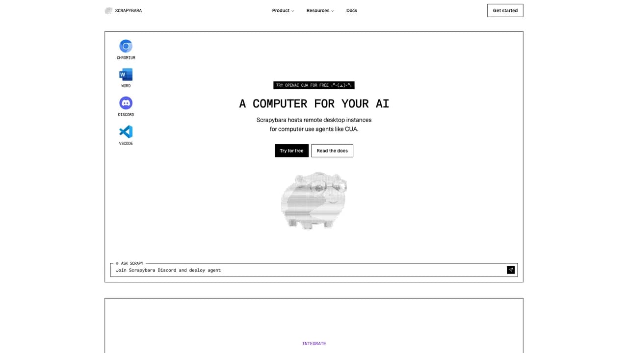 scrapybara screenshot