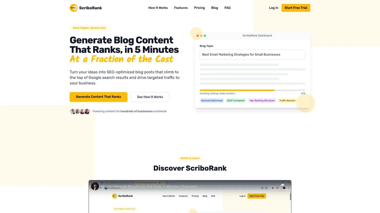 scriborank screenshot