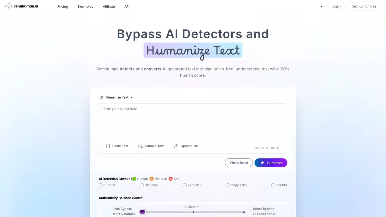 semihuman-ai screenshot