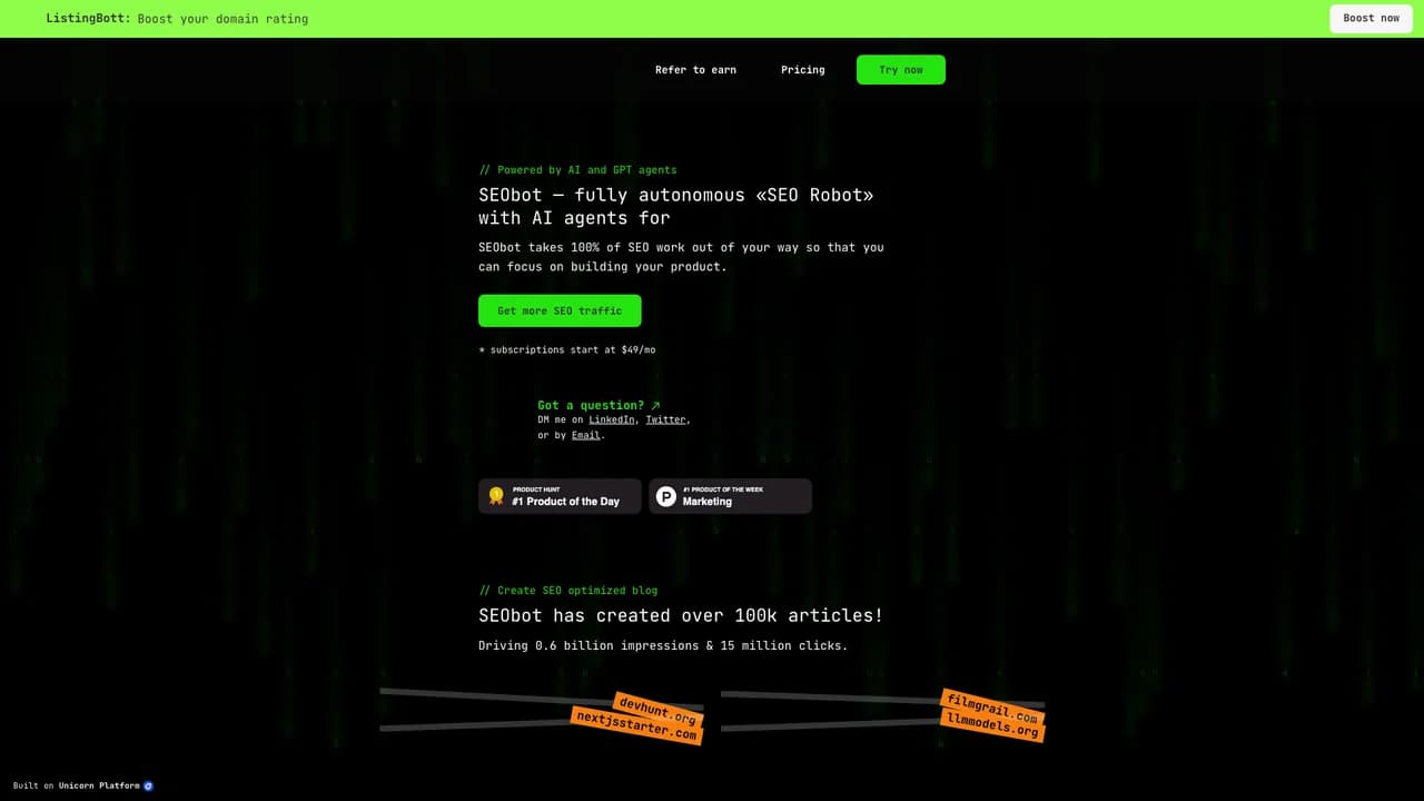 seobotai screenshot