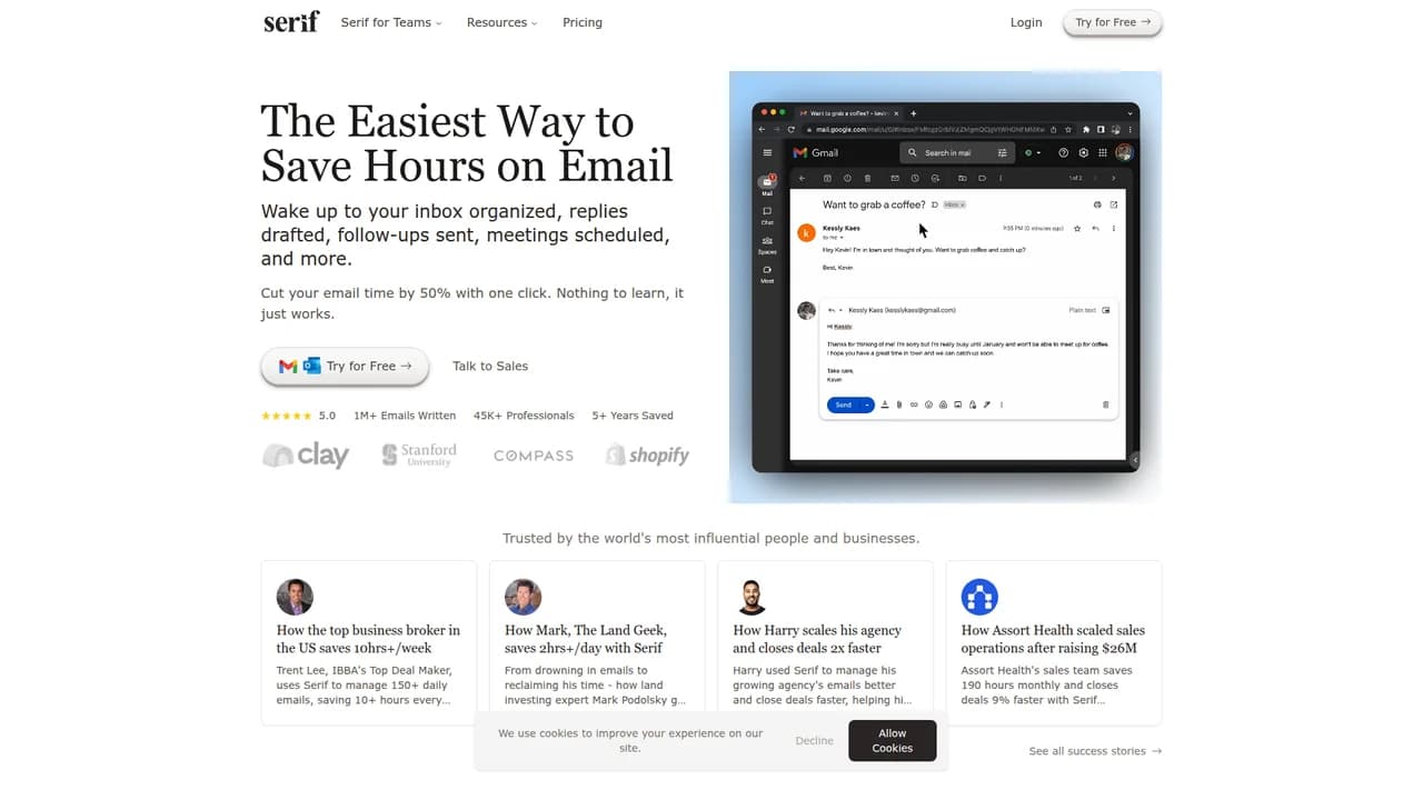 serif screenshot