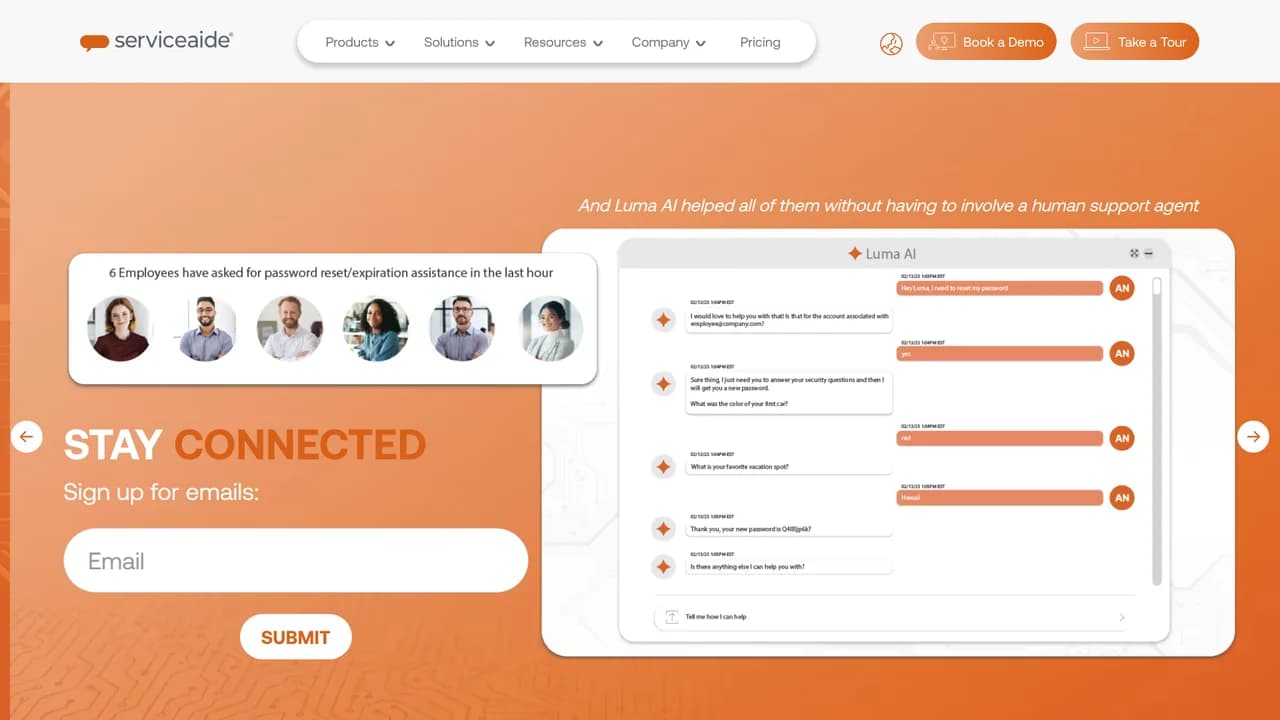 serviceaide screenshot
