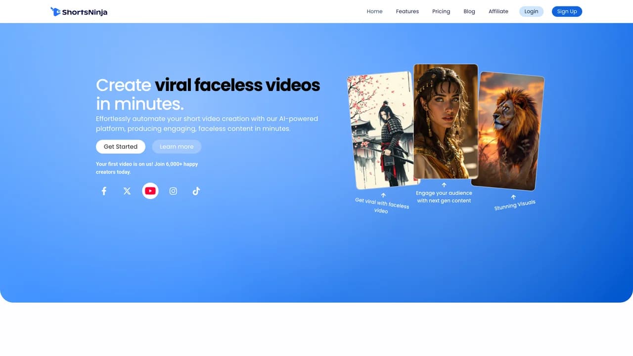 shortsninja screenshot