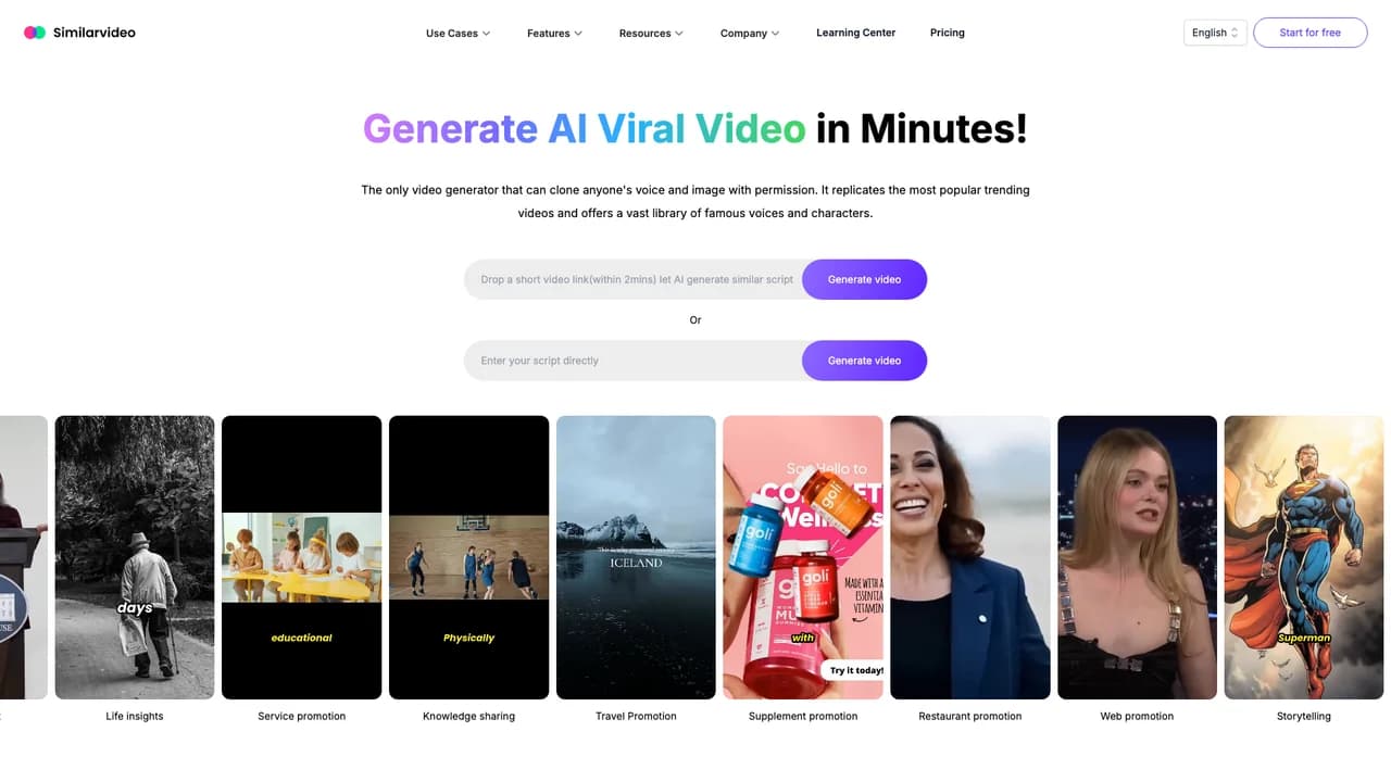 similarvideo screenshot