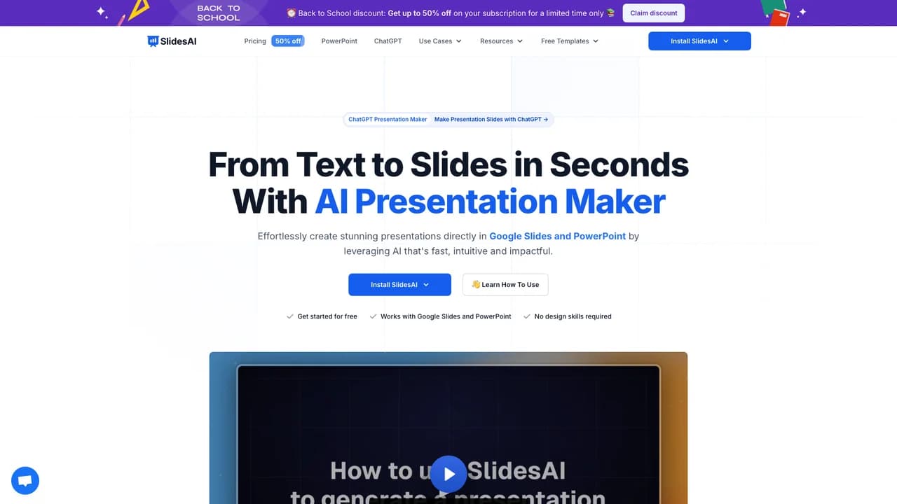 slidesai screenshot