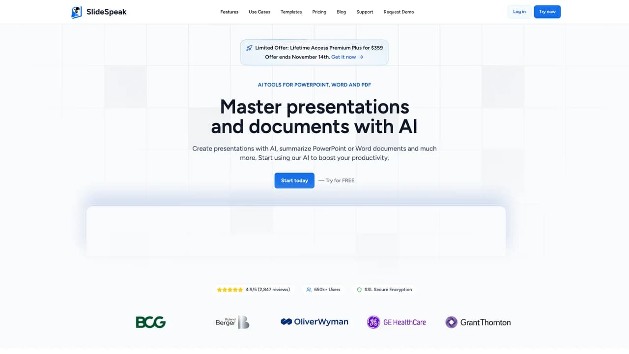 slidespeak screenshot