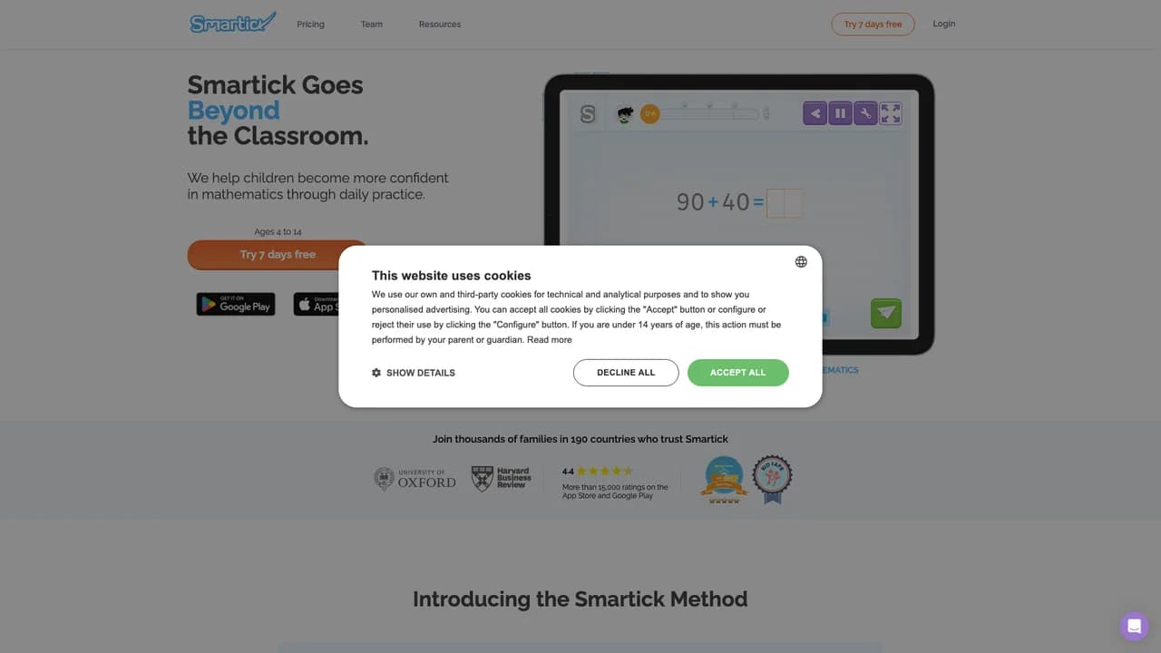 smartick screenshot