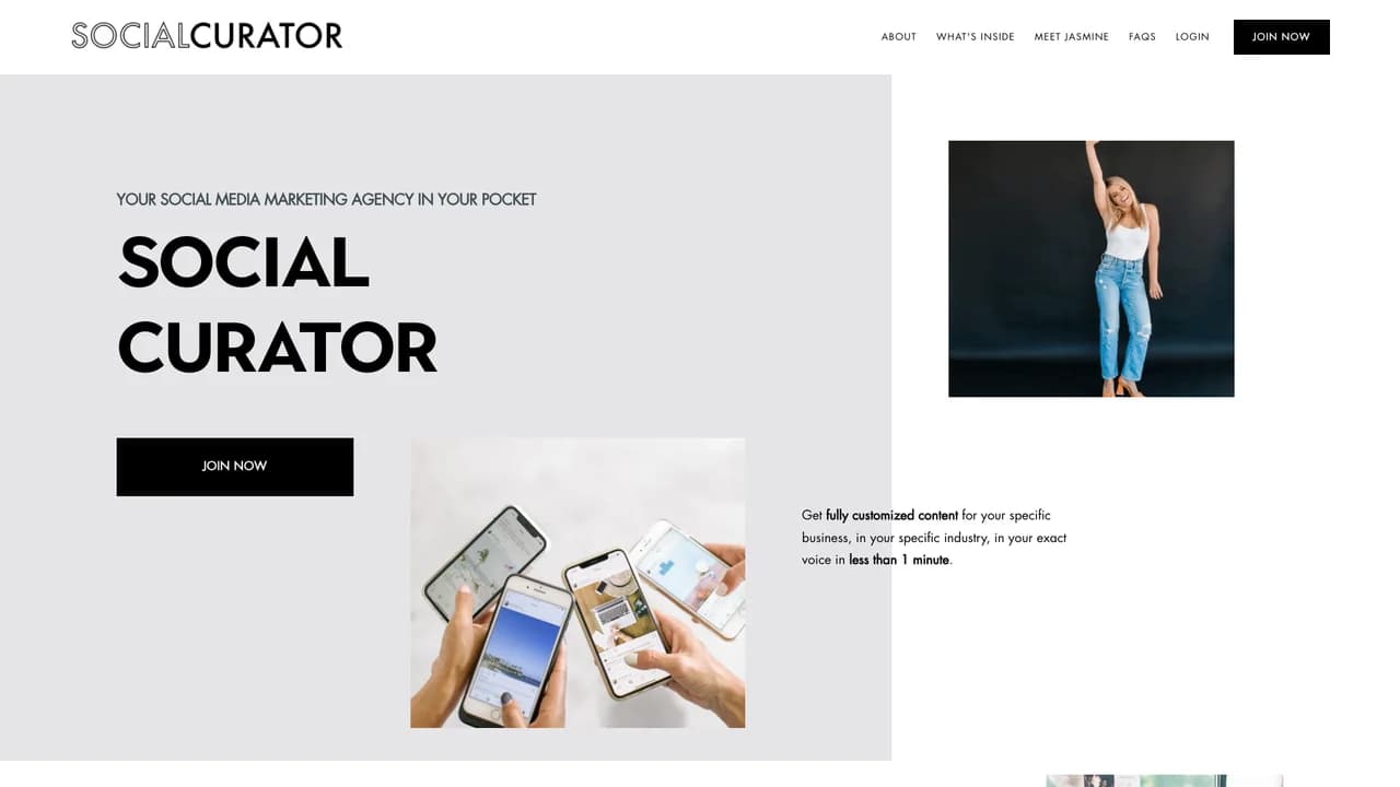 social-curator screenshot