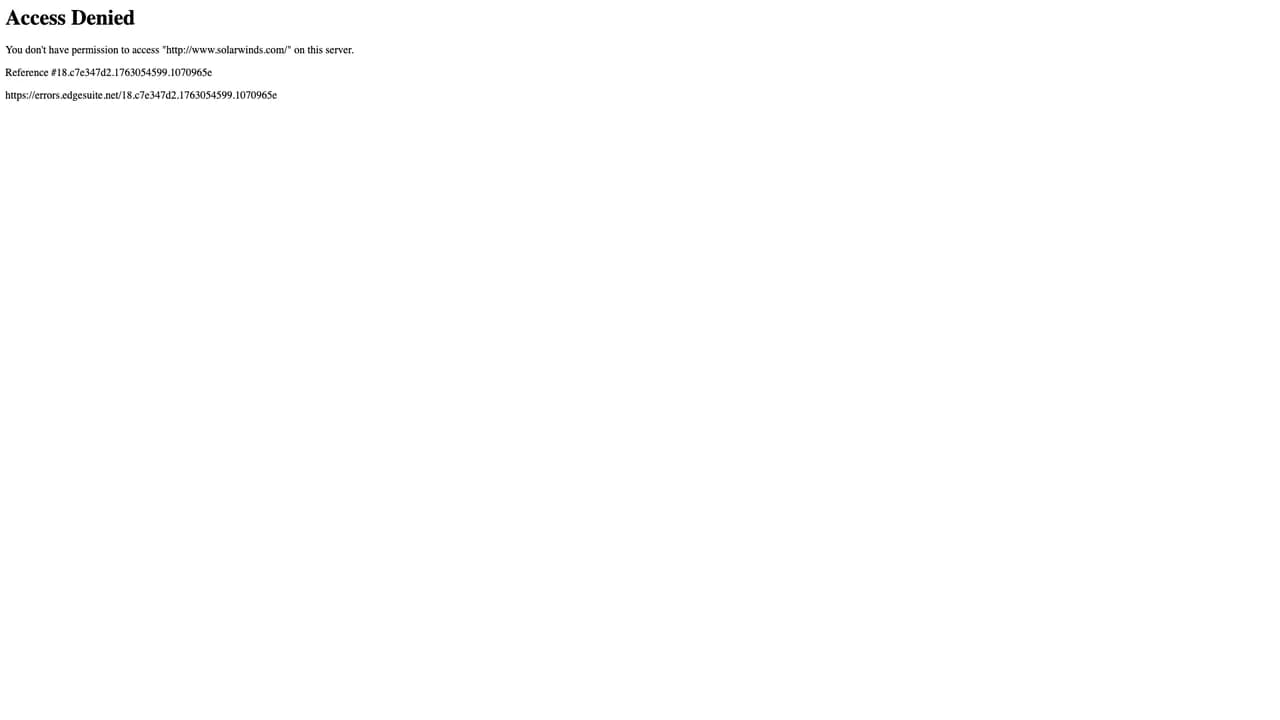 solarwinds screenshot