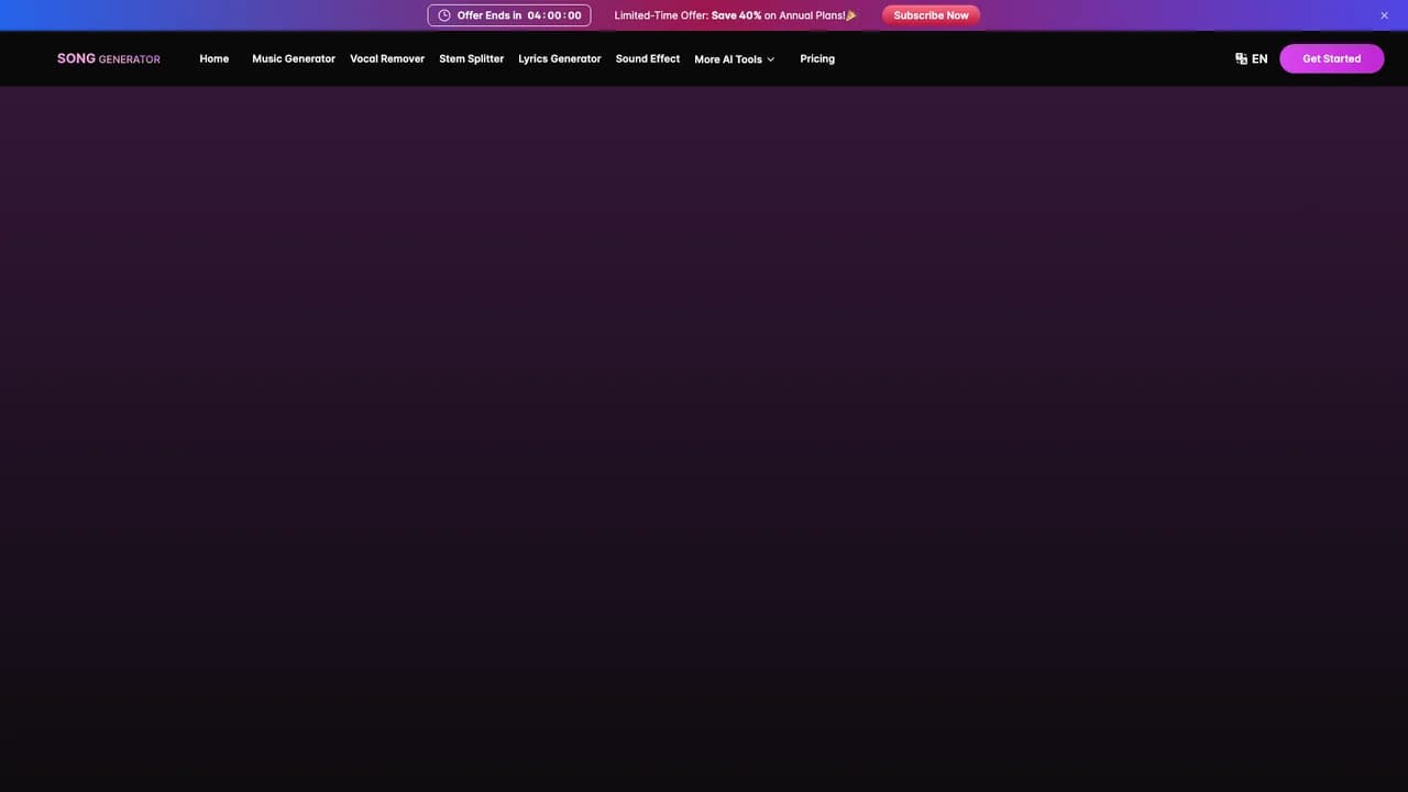 songgeneratorio screenshot