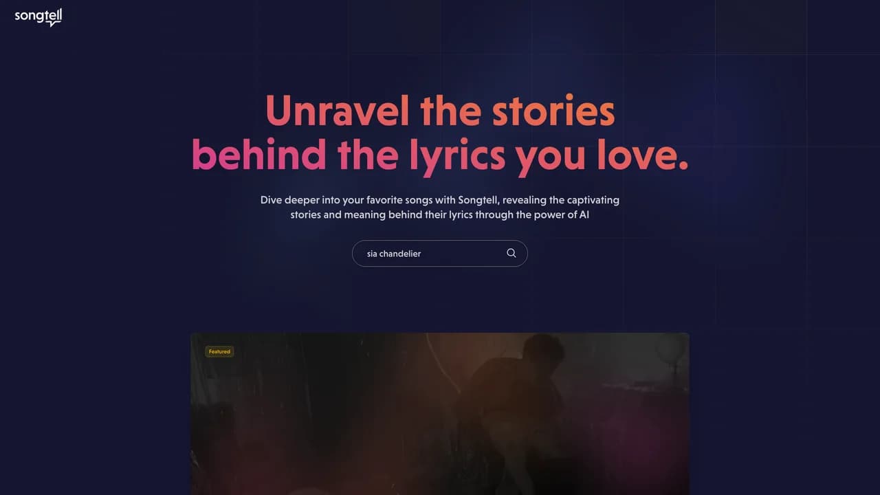 songtell screenshot