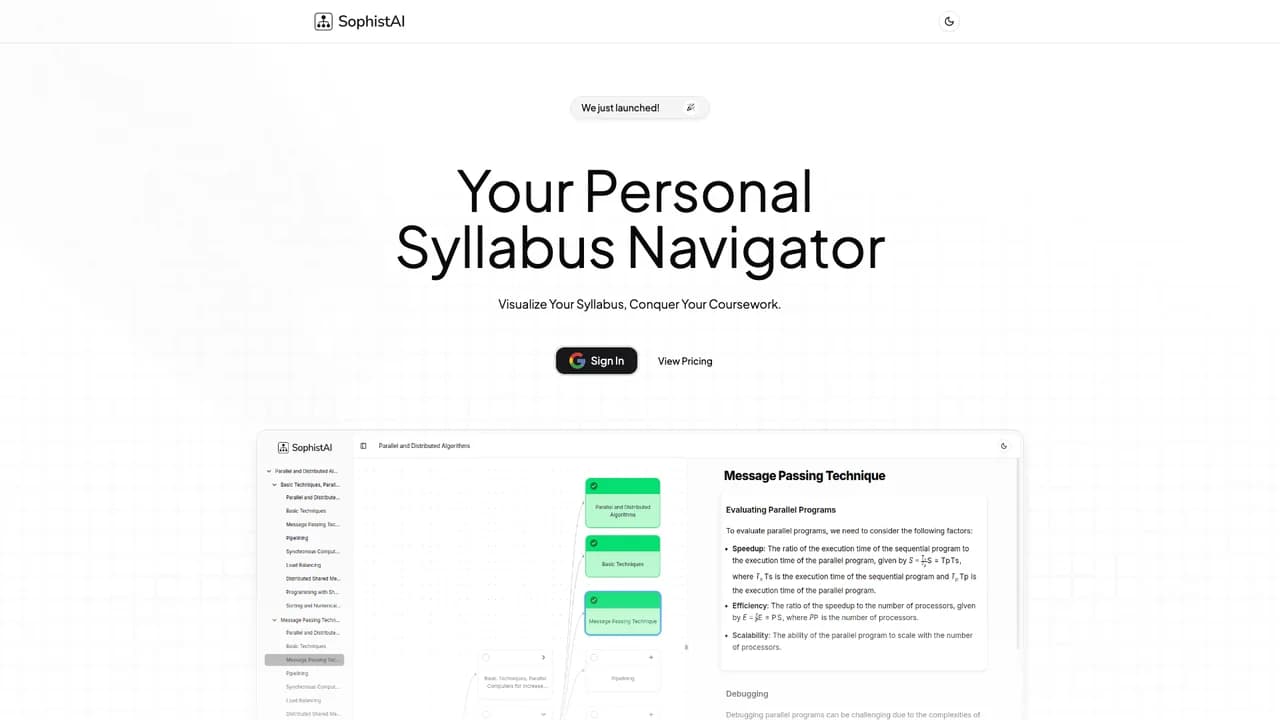 sophistai screenshot