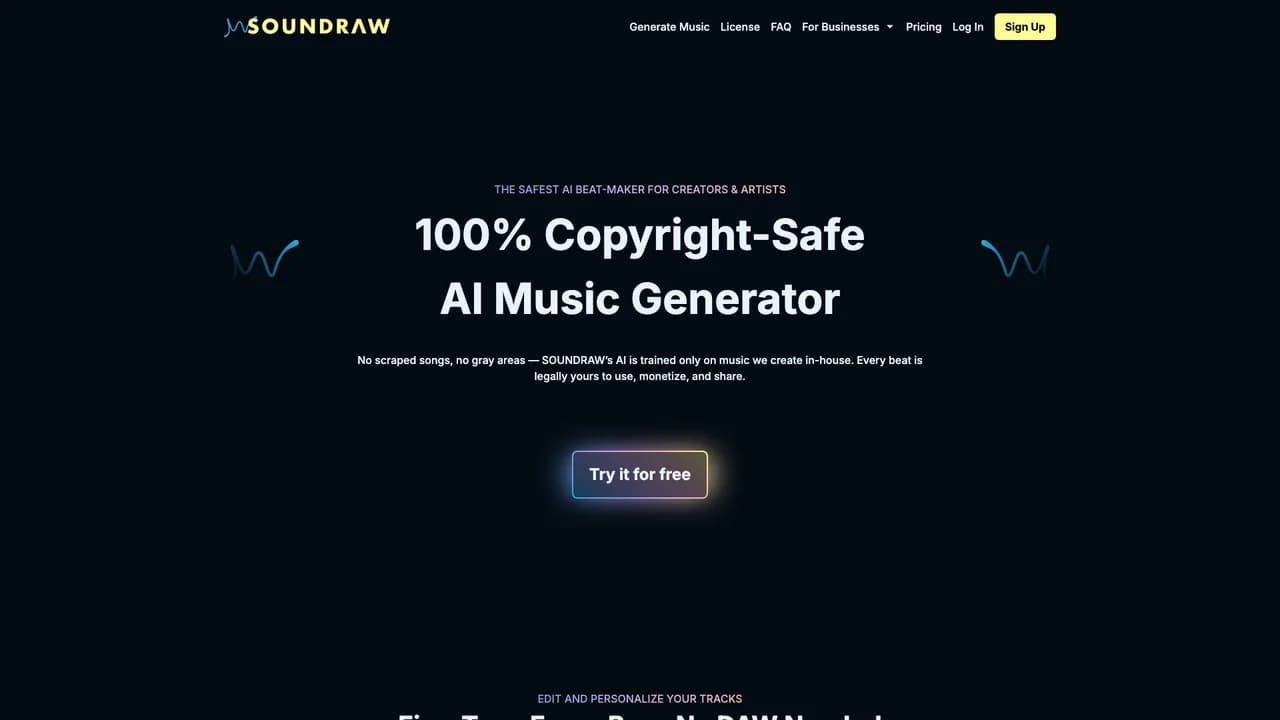 soundraw screenshot