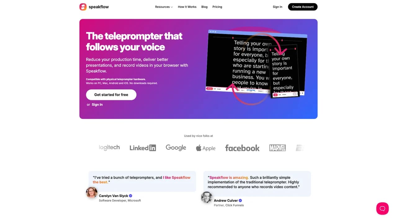 speakflow screenshot