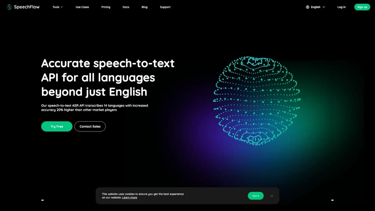 speechflow screenshot