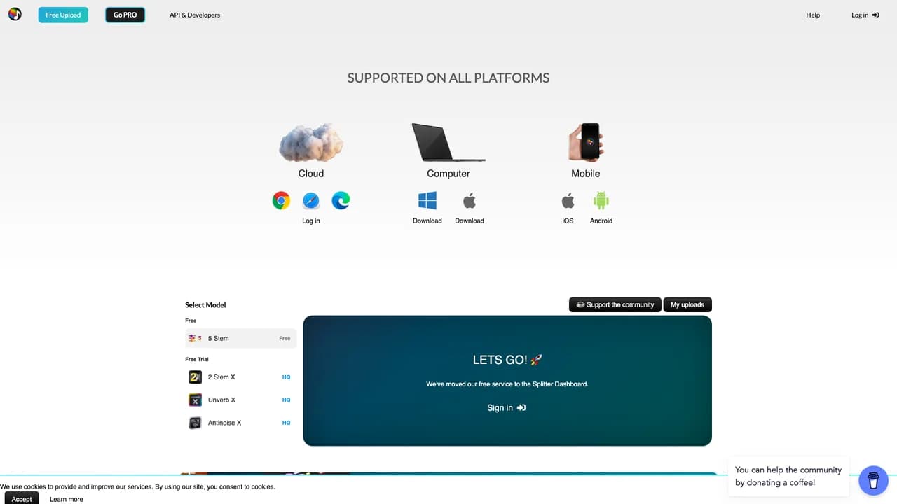 splitterai screenshot