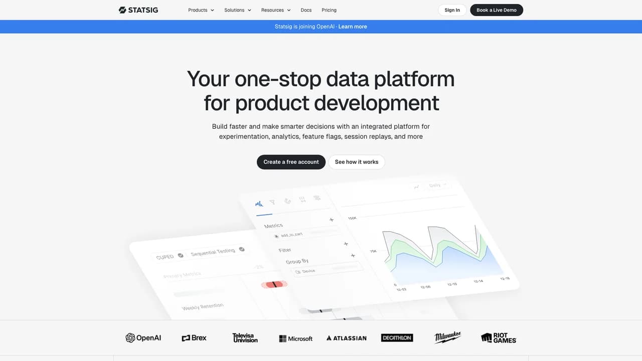 statsig screenshot