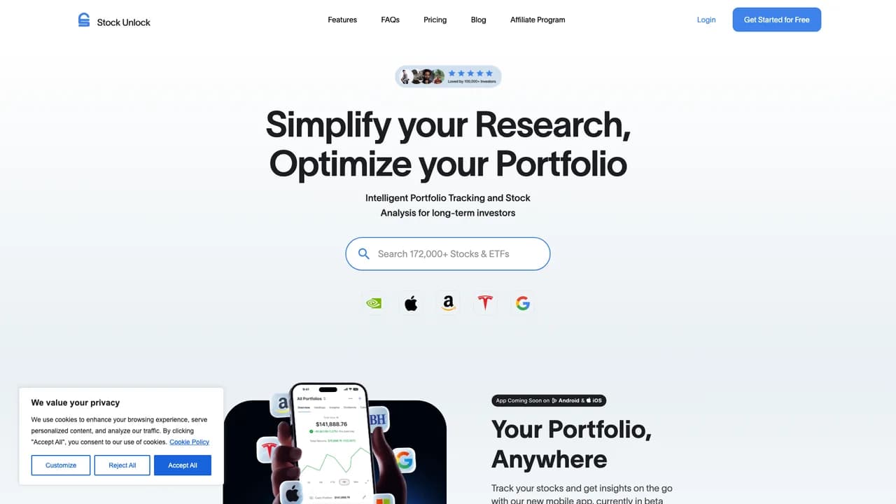 stock-unlock screenshot