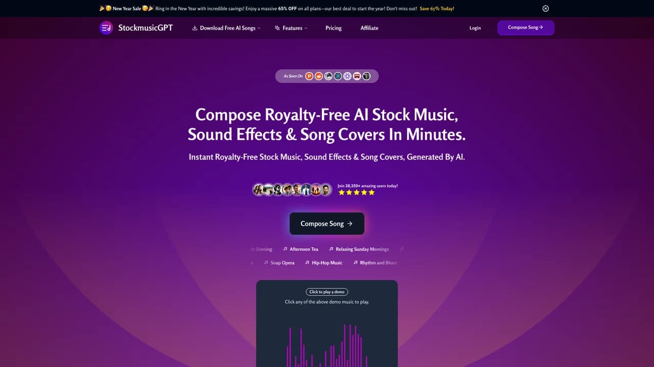stockmusicgpt screenshot