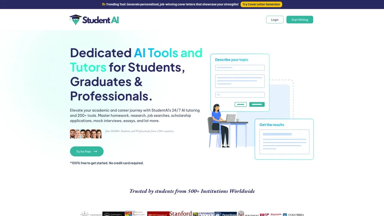 student-ai screenshot