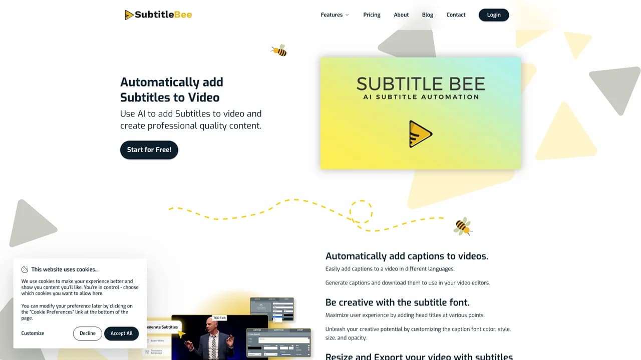 subtitlebee screenshot