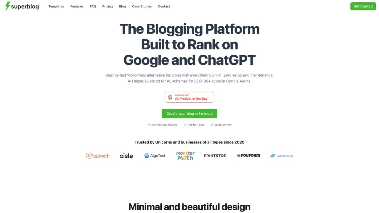 superblog screenshot