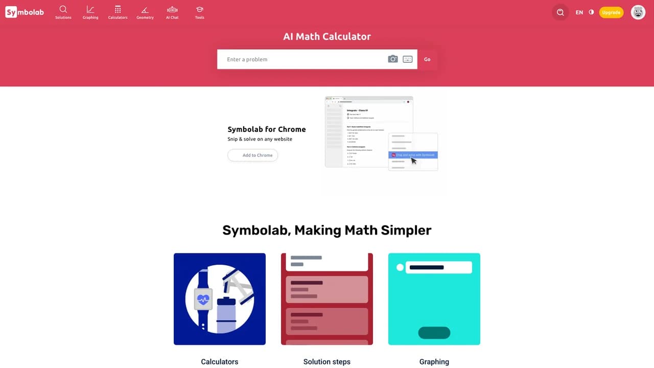 symbolab screenshot