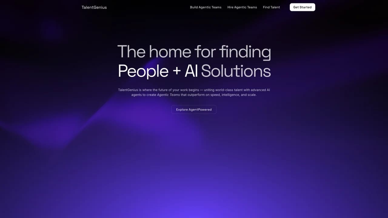 talentgenius screenshot
