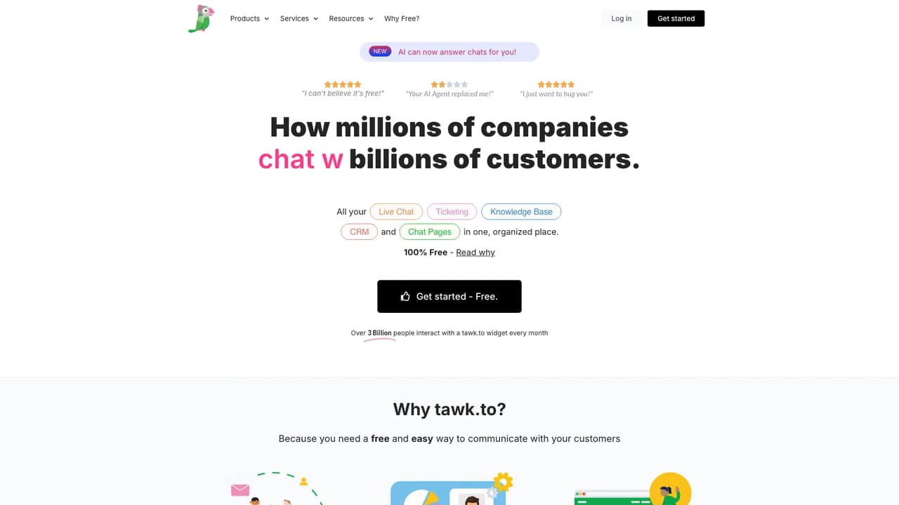 tawkto screenshot