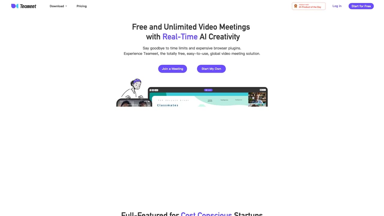 teameet screenshot