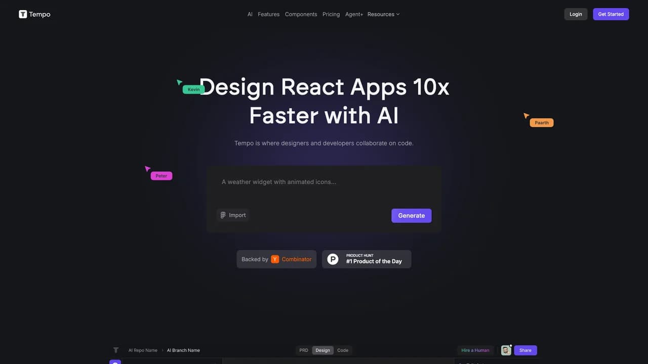 tempo screenshot
